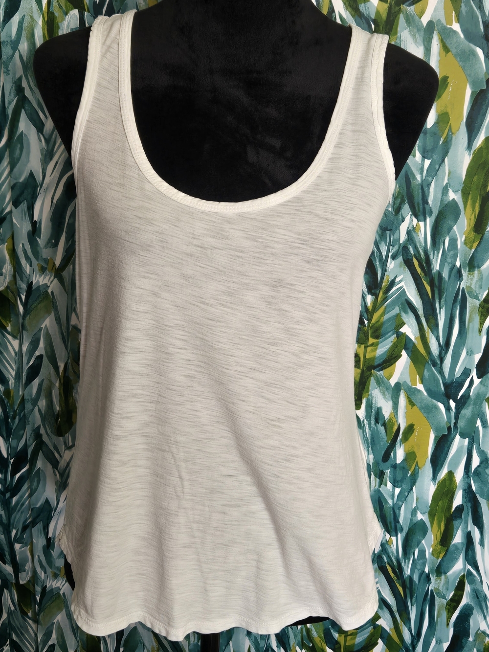 James Perse Sheer Slub Daily Tank White Size 1 / Small
